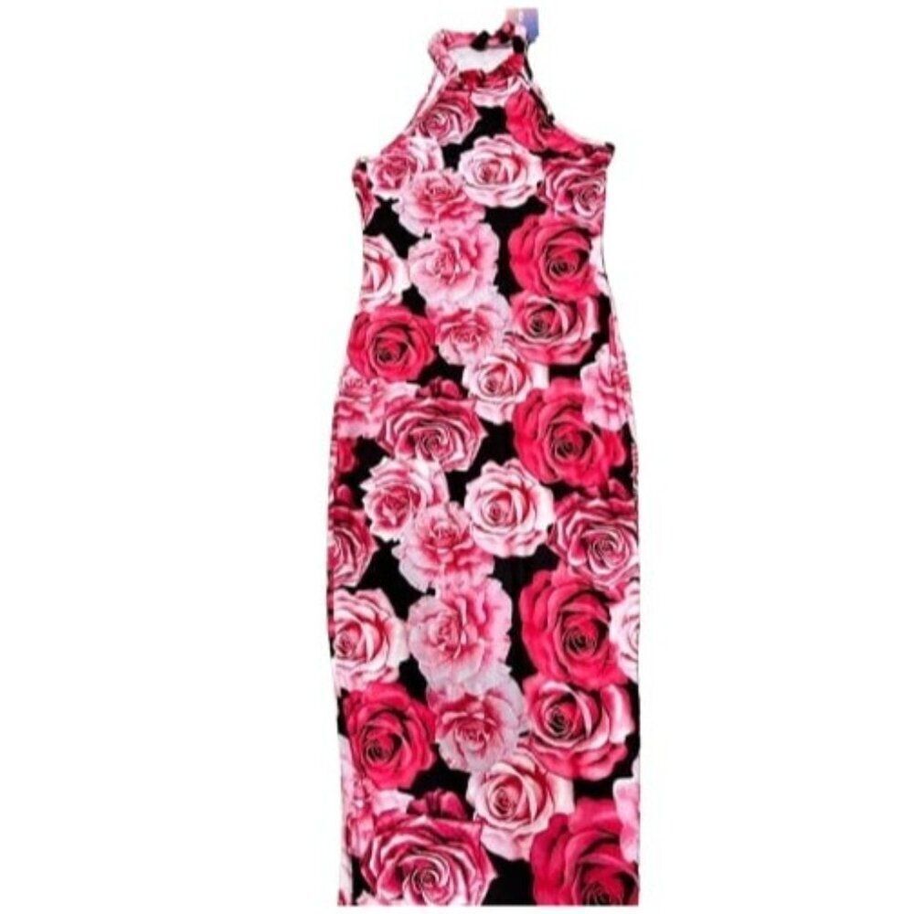 Shein Bodycon Flower Dress (A1)‎